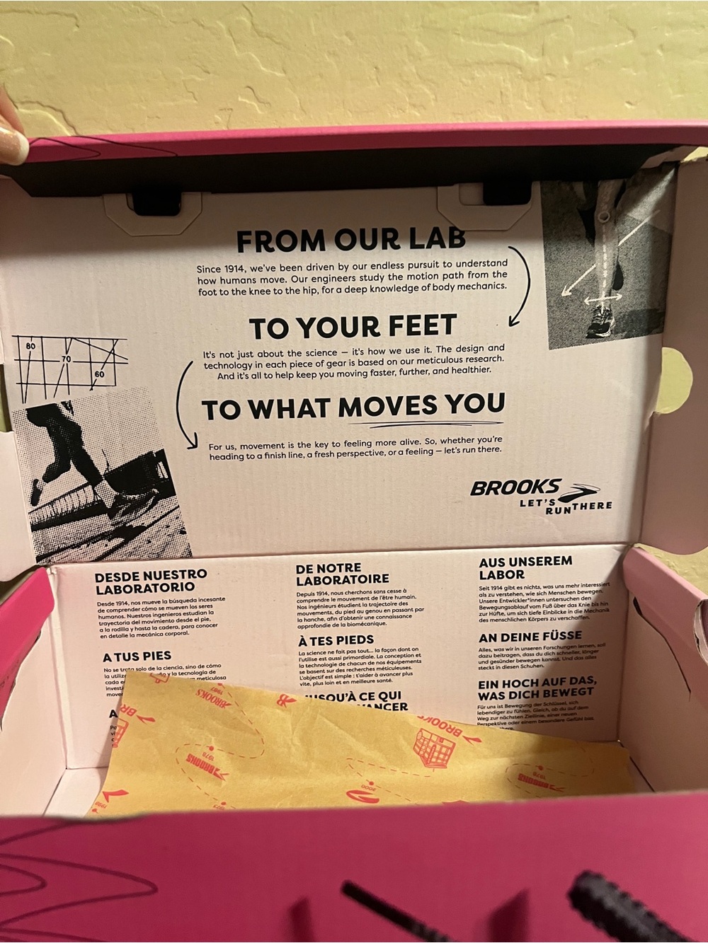 Brooks Ghost 16 Run Sneakers Empower Her Purple Lilac White Women’s 8.5 NIB - Picture 11 of 12